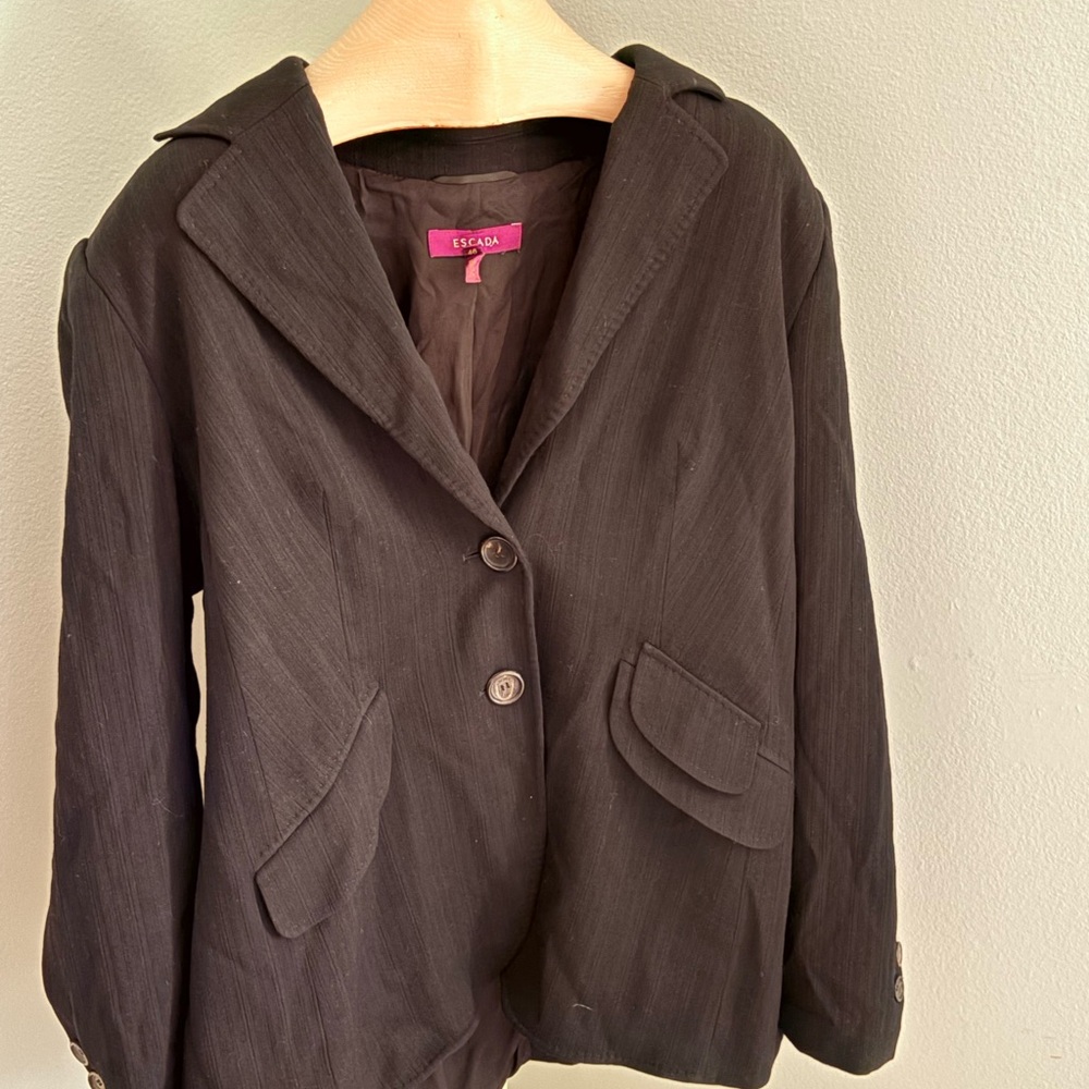 Escada‎ black Blazer 46